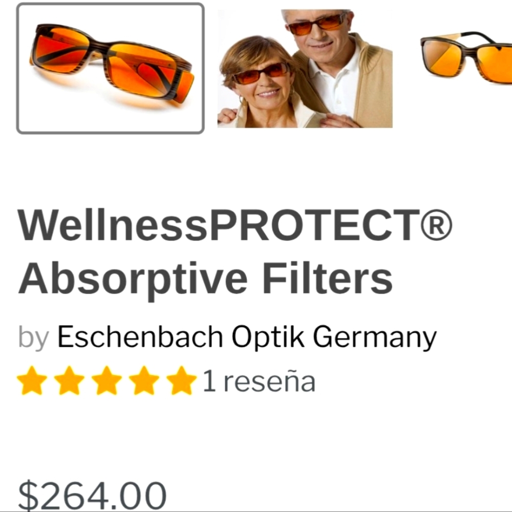 NWOT Eschenback Optic Germany. UNISEX Brown Frame Glasses with Yellow Lenses